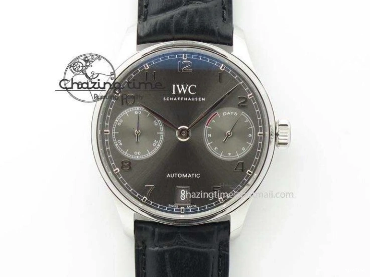 MIROTIME 0421 SportInspired Portuguese Real PR Real Annual Calendar IW503501 YLF 1:1 Best Edition White Dial On Leather Strap A 7241